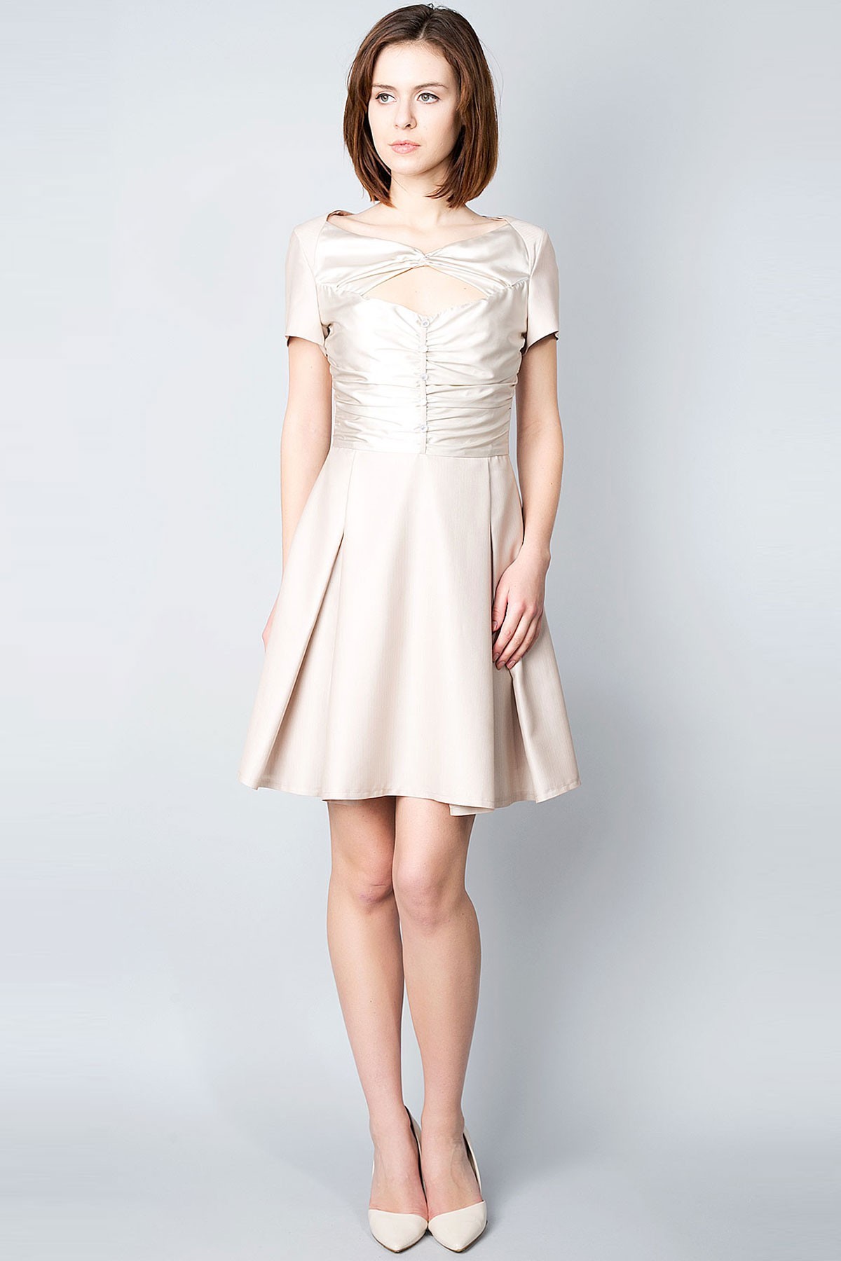 

Сукня GOLDA  кремовий GLD0036, Сукня GOLDA 46 кремовий GLD0036