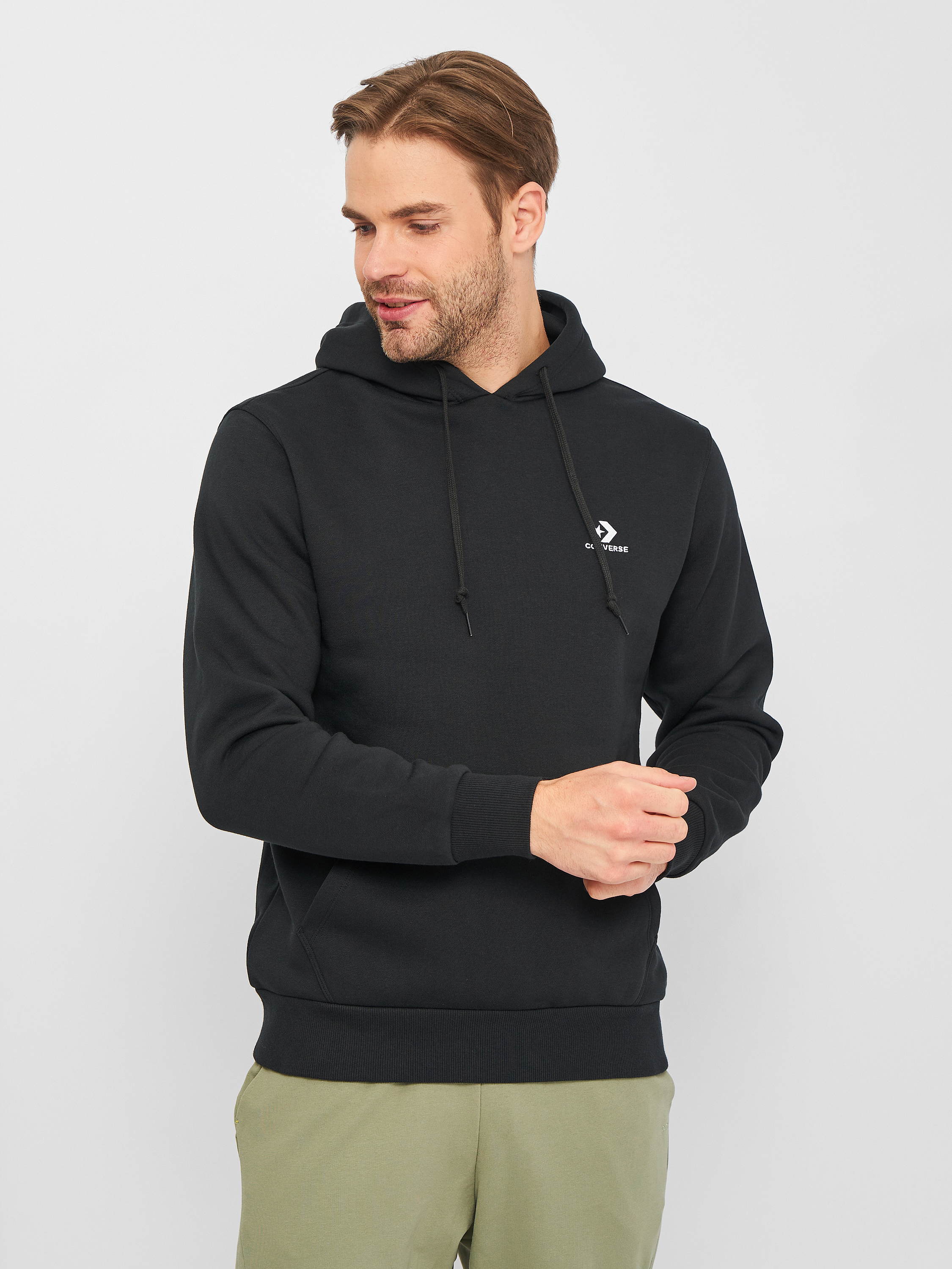 

Худи Converse Embroidered Star Chevron Pullover Hoodie Bb 10019923-001 S Black