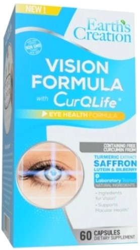 

Добавка для зрения Earths Creation CurQLife Vision Formula 60 капсул (608786002340)
