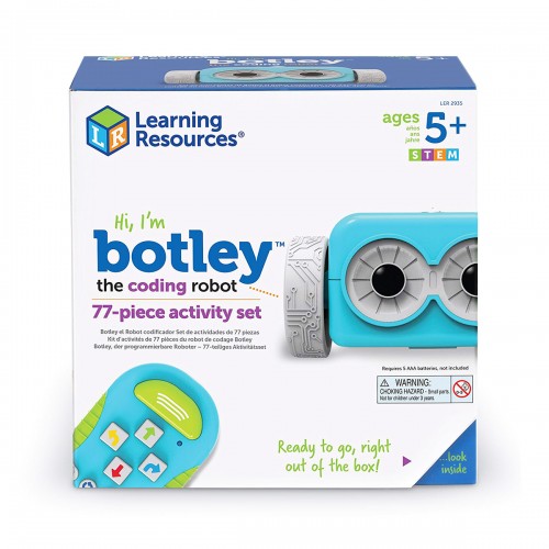 

Игровой STEM-набор LEARNING RESOURCES – РОБОТ BOTLEY (программируемая игрушка-робот, пульт) (LER2935)