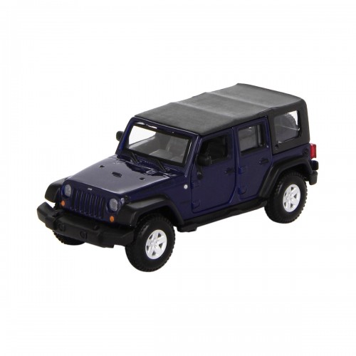 

Автомодель Bburago JEEP WRANGLER UNLIMITED RUBICON (тёмно-синий, 1:32) (18-43012)