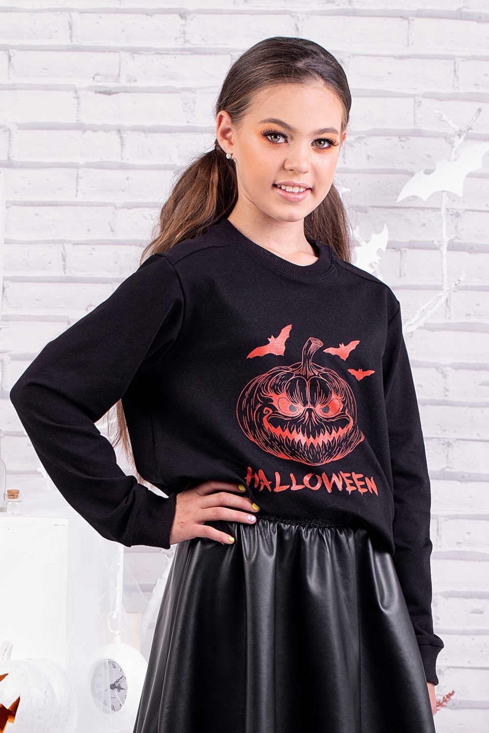 

Джемпер для мальчика и девочки Halloween 2068 Zironka 134-140 Черный 30130