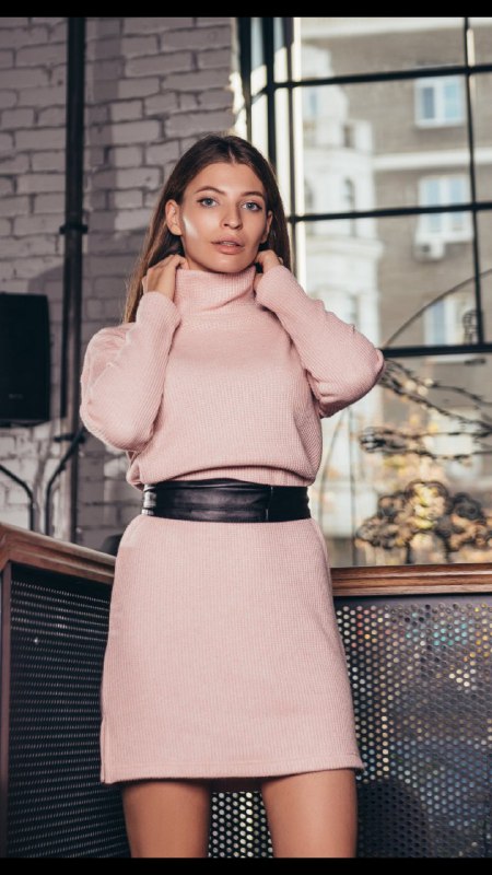 

Fashions • Платье теплое Victoria Fashions S розовый (4049)