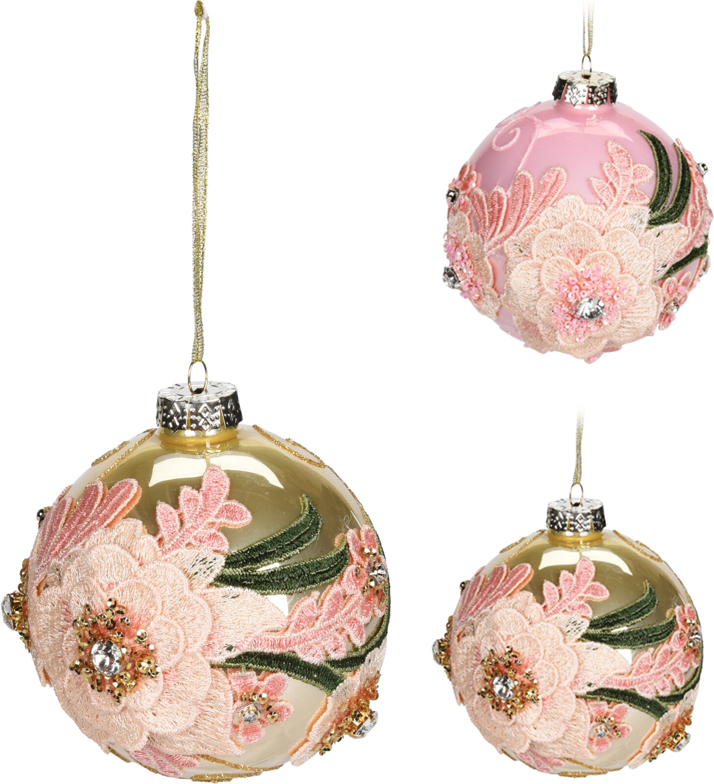 

Набор елочных шаров Christmas Decoration 10 см 6 шт (ACT504710)