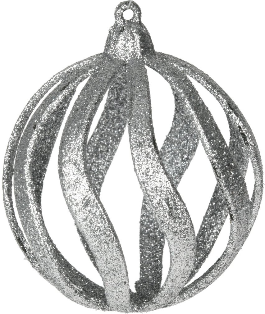 

Набор елочных шаров Christmas Decoration 8 см 3 шт (AWR100710_серебро)