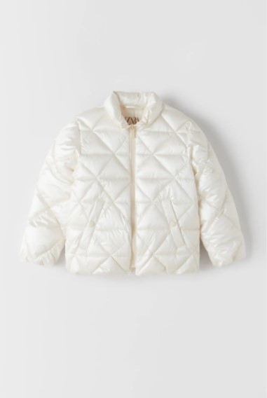 

Куртка для девочки 7128 ZARA 128 Молочный 47234