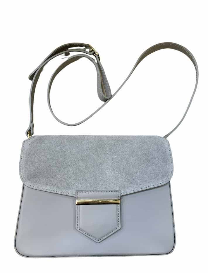 

Клатч Genuine Leather 8689_gray Кожаный Серый