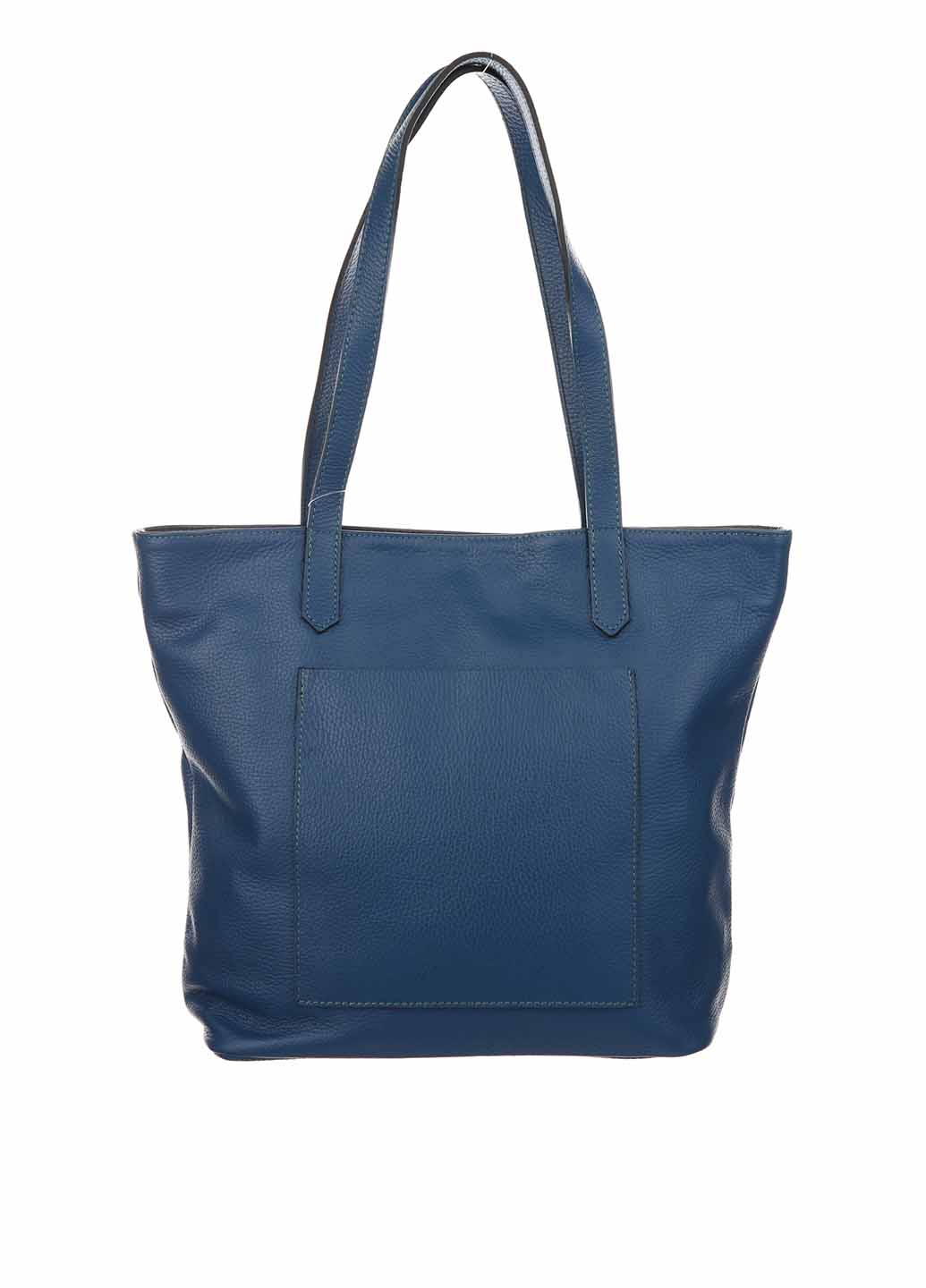 

Деловая Сумка Italian Bags 13341_petrolio Кожаная Синий
