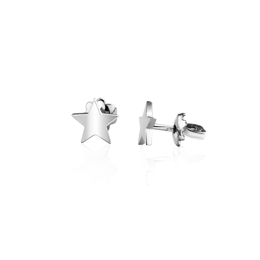 

Серьги Qzsilver (902-01086) Серебро Белый