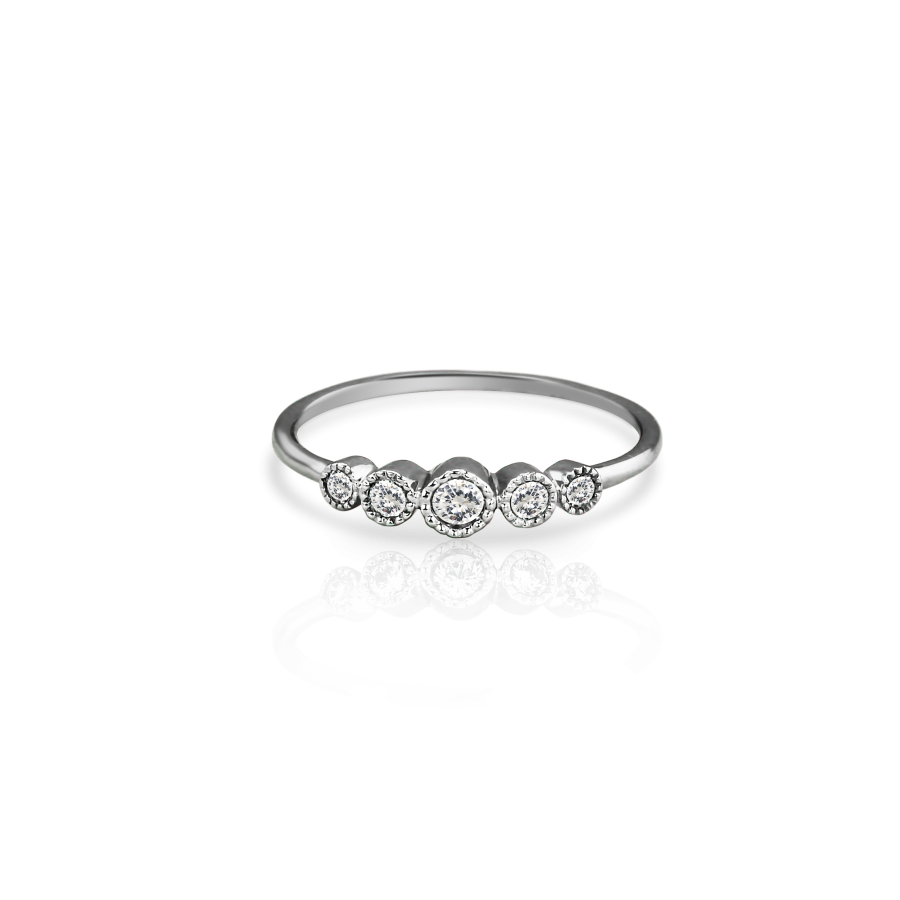 

Кольцо Qzsilver (901-01022) Серебро Белый Фианит белый 15.0 размер