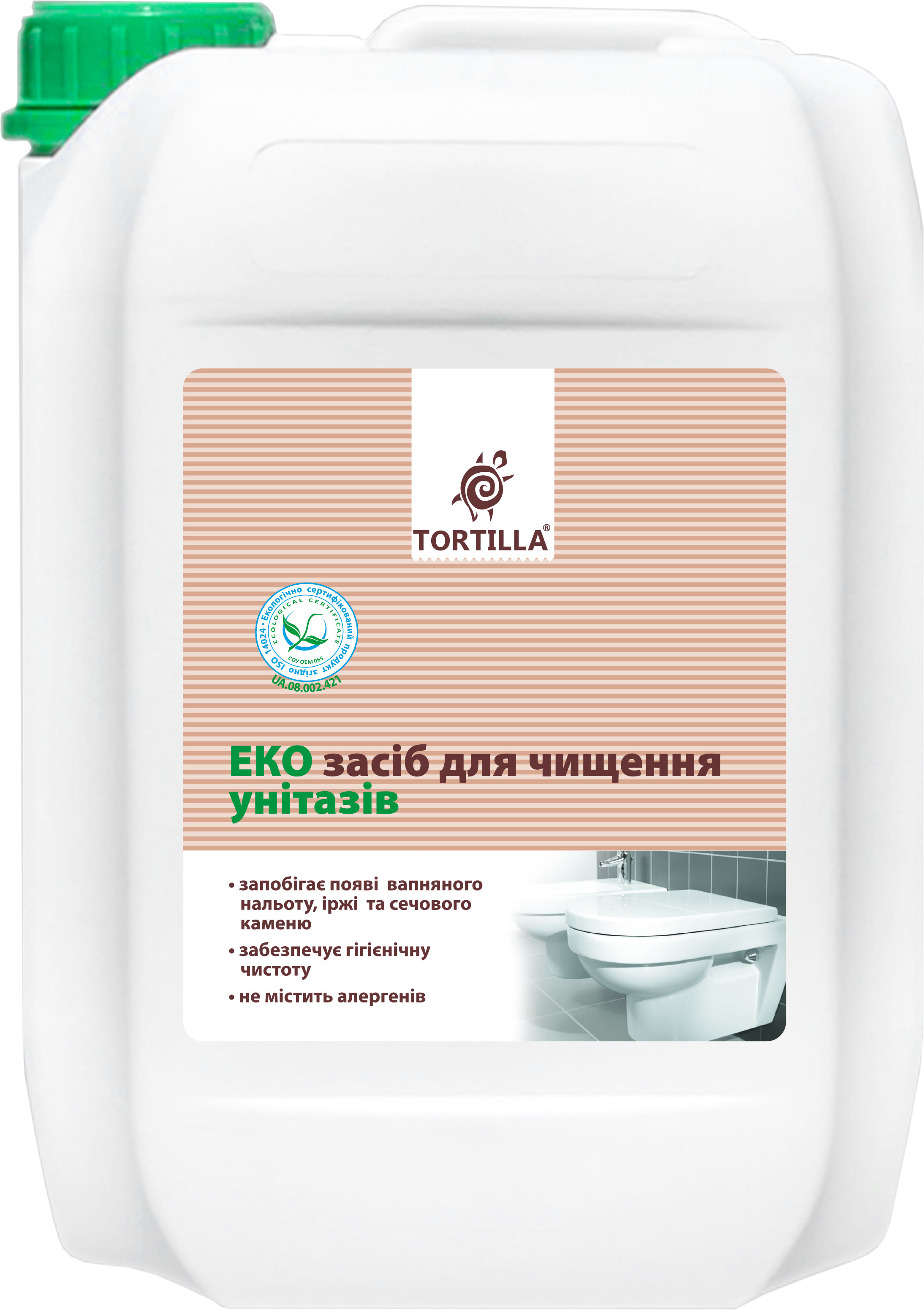 Акция на Эко средство для чистки унитазов TORTILLA 4.7 л (4820178062565) от Rozetka UA
