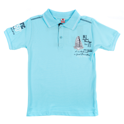 

Cтильная футболка Polo 5487 Popito 152 Голубой 22039