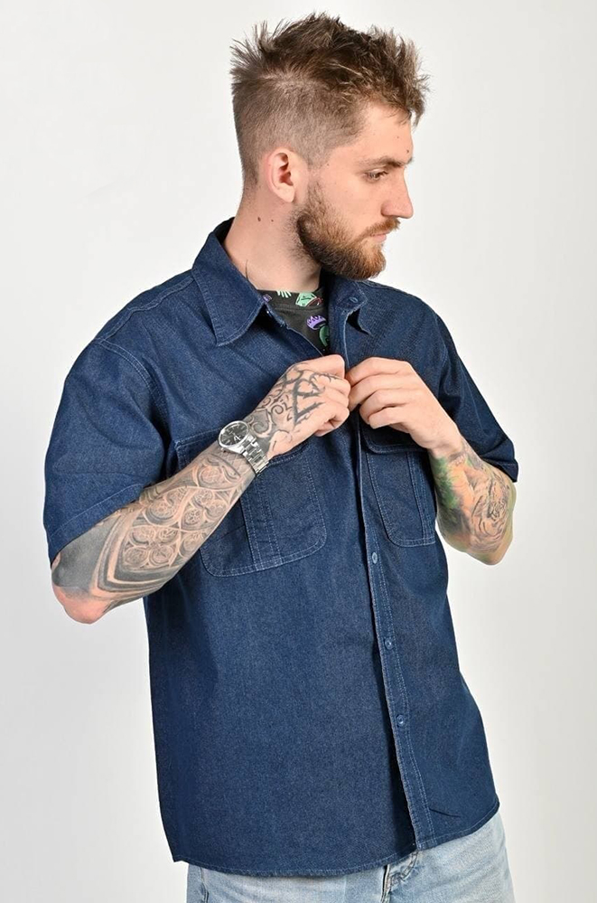 

Рубашка AAA 16-1 XL Темно-синий
