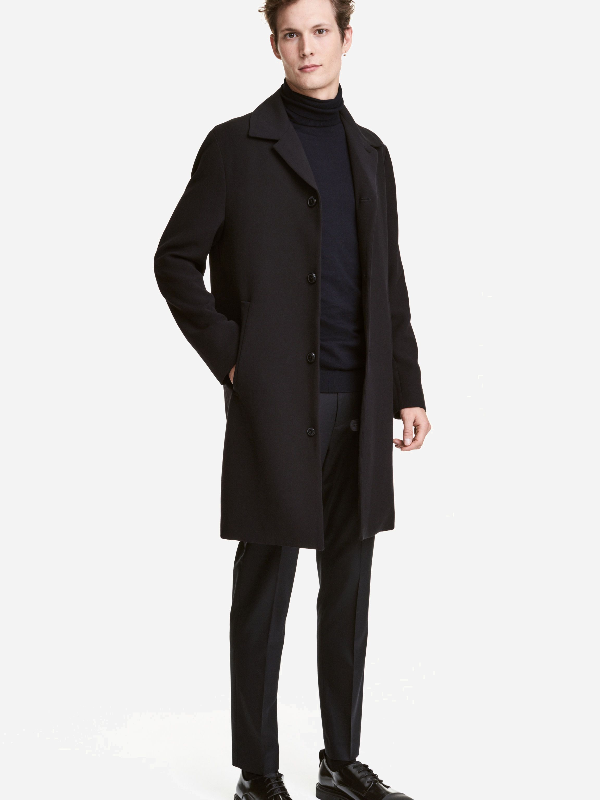

Пальто H&M XAZ049763NOGM 44 Черное