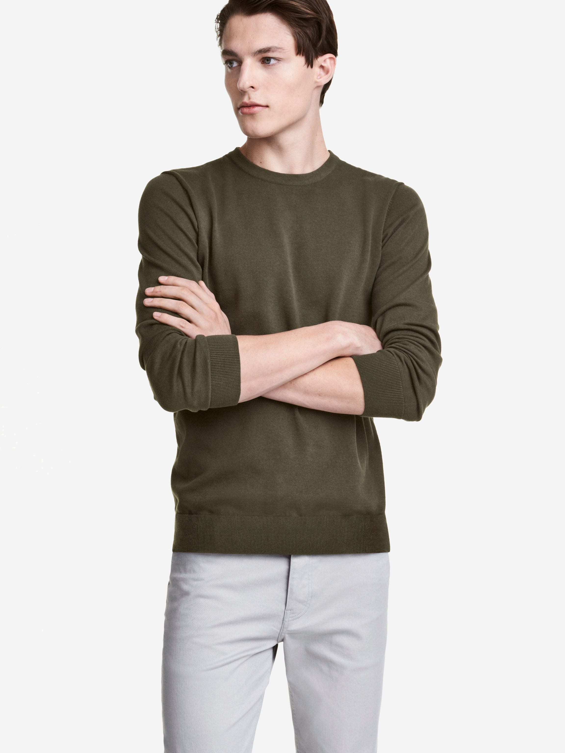 

Джемпер H&M XAZ060273JFVO S Темно-зеленый