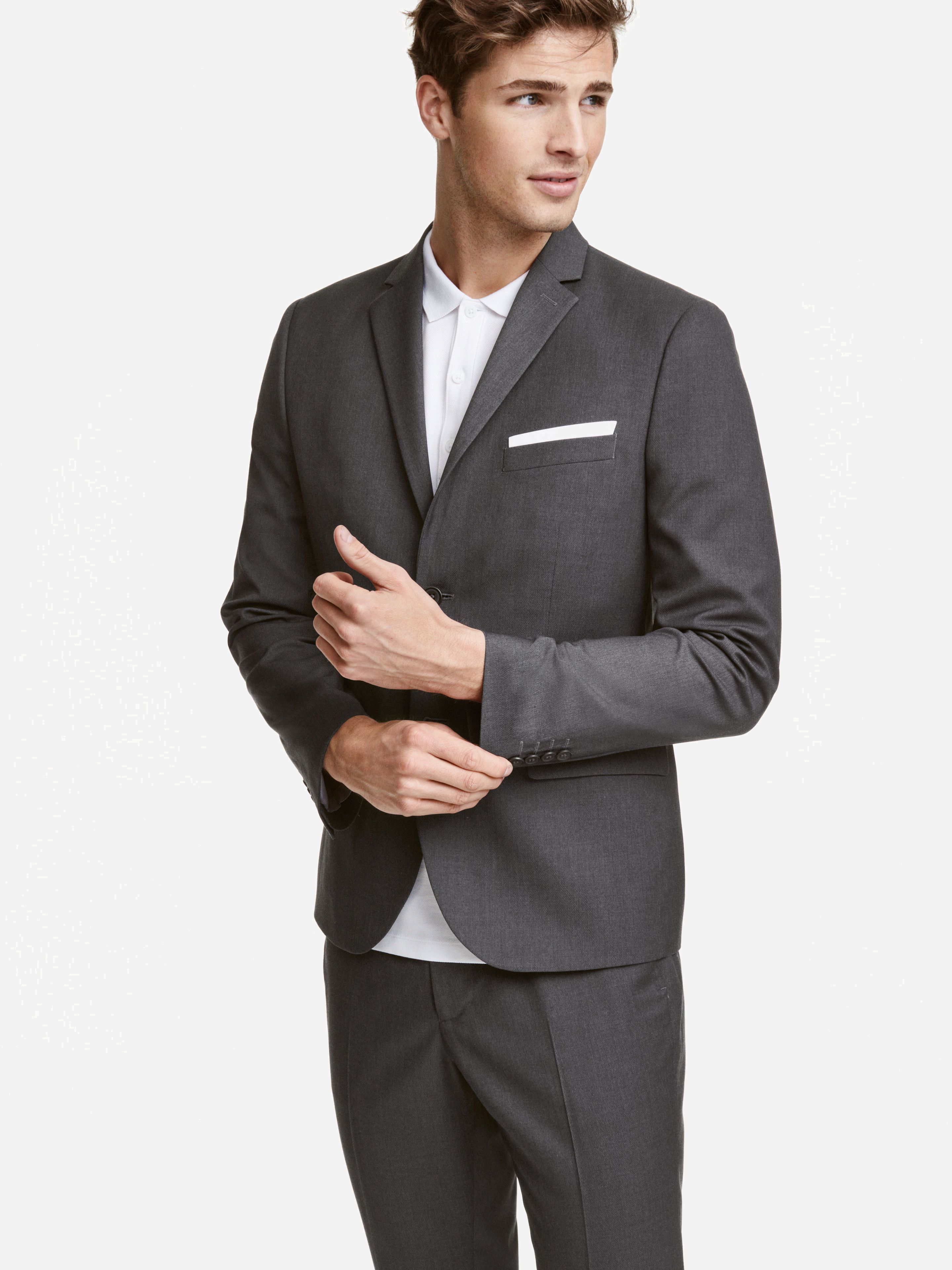 

Пиджак H&M XAZ077889EFUX  Темно-серый, Пиджак H&M XAZ077889EFUX 50 Темно-серый