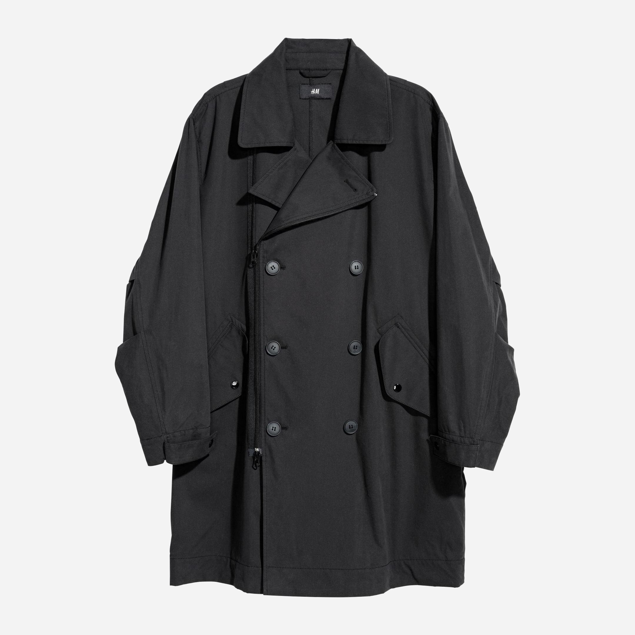 

Плащ H&M XAZ090066RPJF XL Темно-серый
