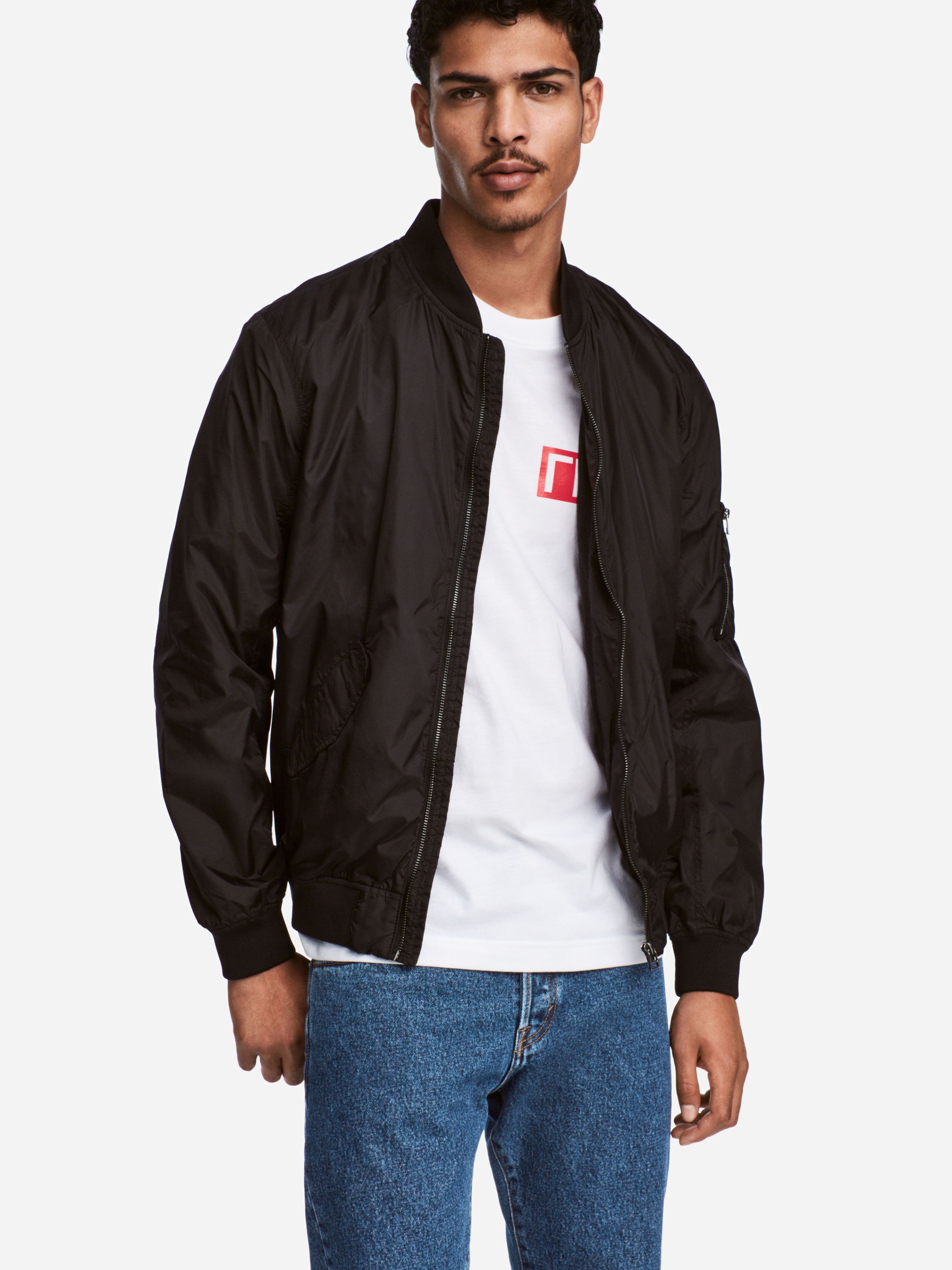 

Бомбер H&M L.O.G.G. XAZ096049STOG M Черный
