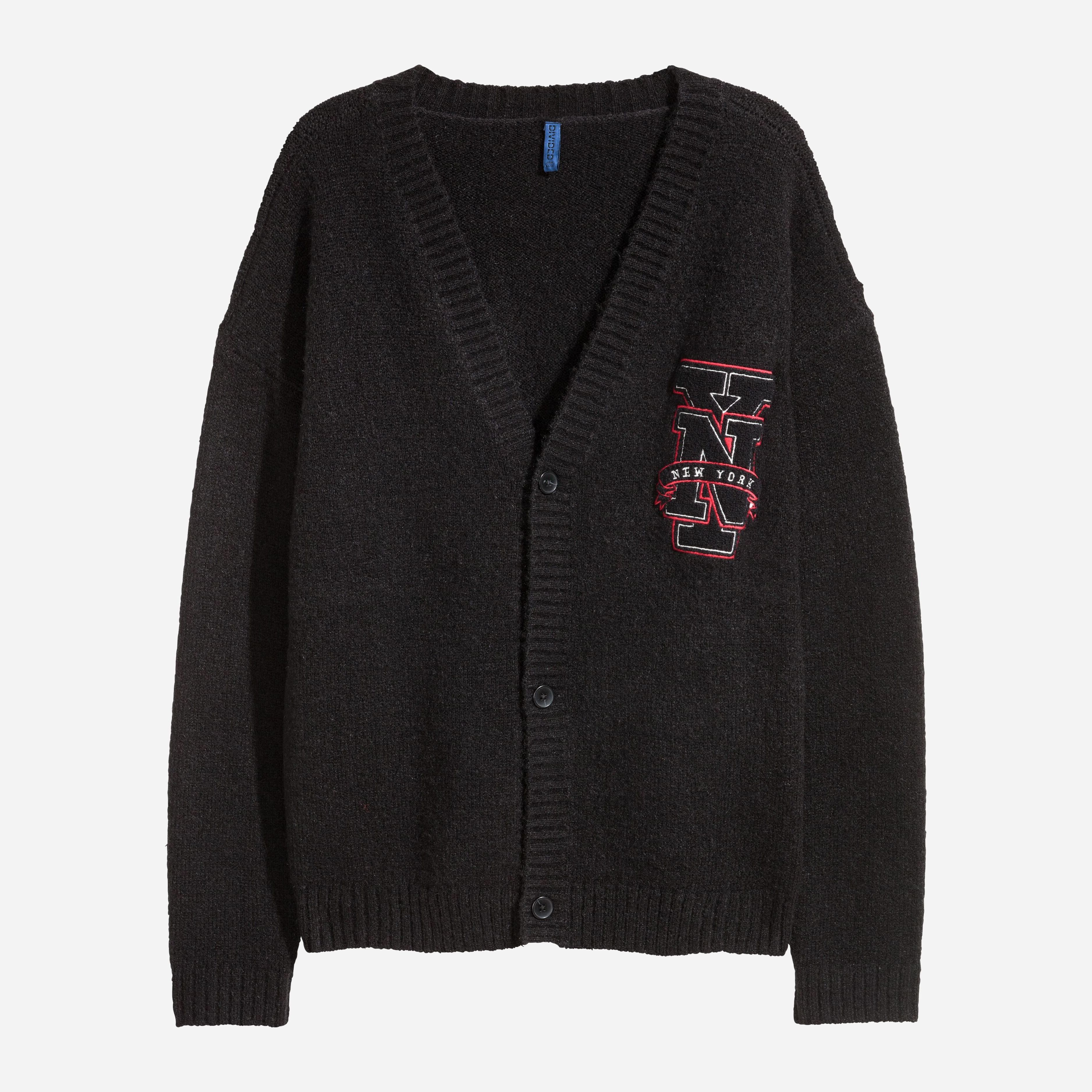 

Кардиган H& XAZ096959GLZN  Черный с принтом, Кардиган H&M XAZ096959GLZN M Черный с принтом