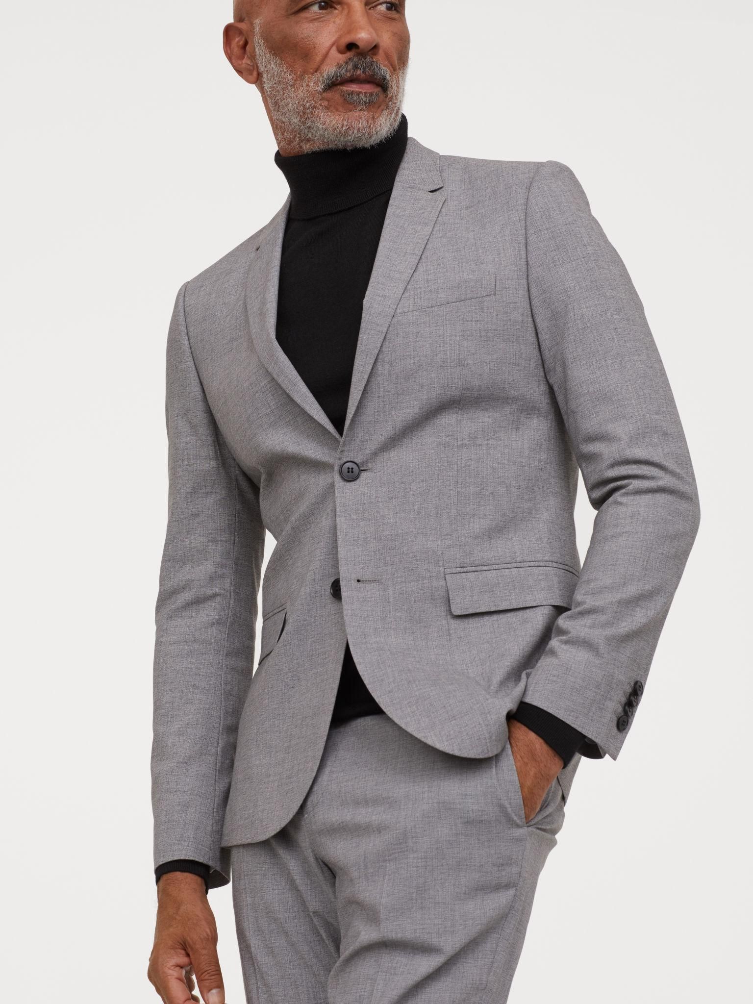 

Пиджак H&M XAZ167351GPPE 54 Серый