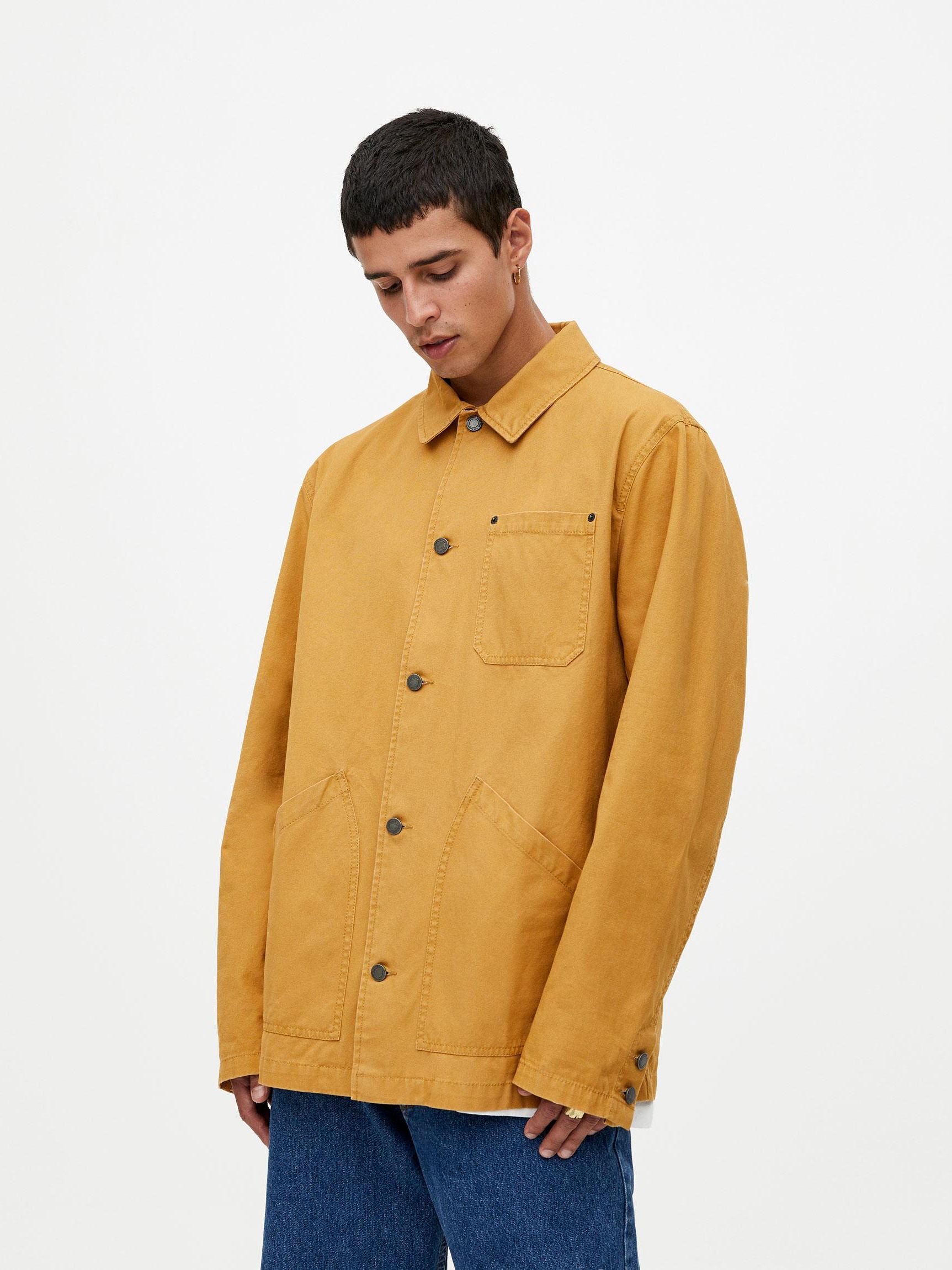 

Джинсовая куртка Pull & Bear XAZ217484NTNT L Светло-коричневая