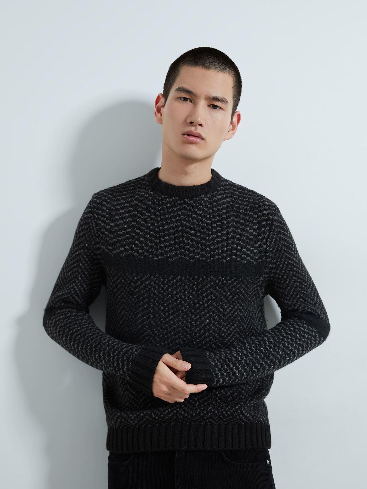 

Джемпер Zara XAZ239199YKHB L Черно-серый