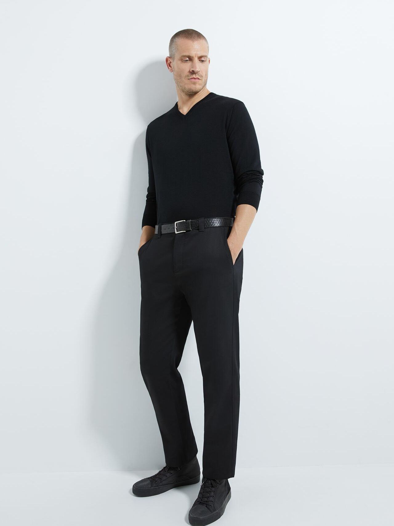 

Пуловер Zara XAZ244379FNNN XXL Черный