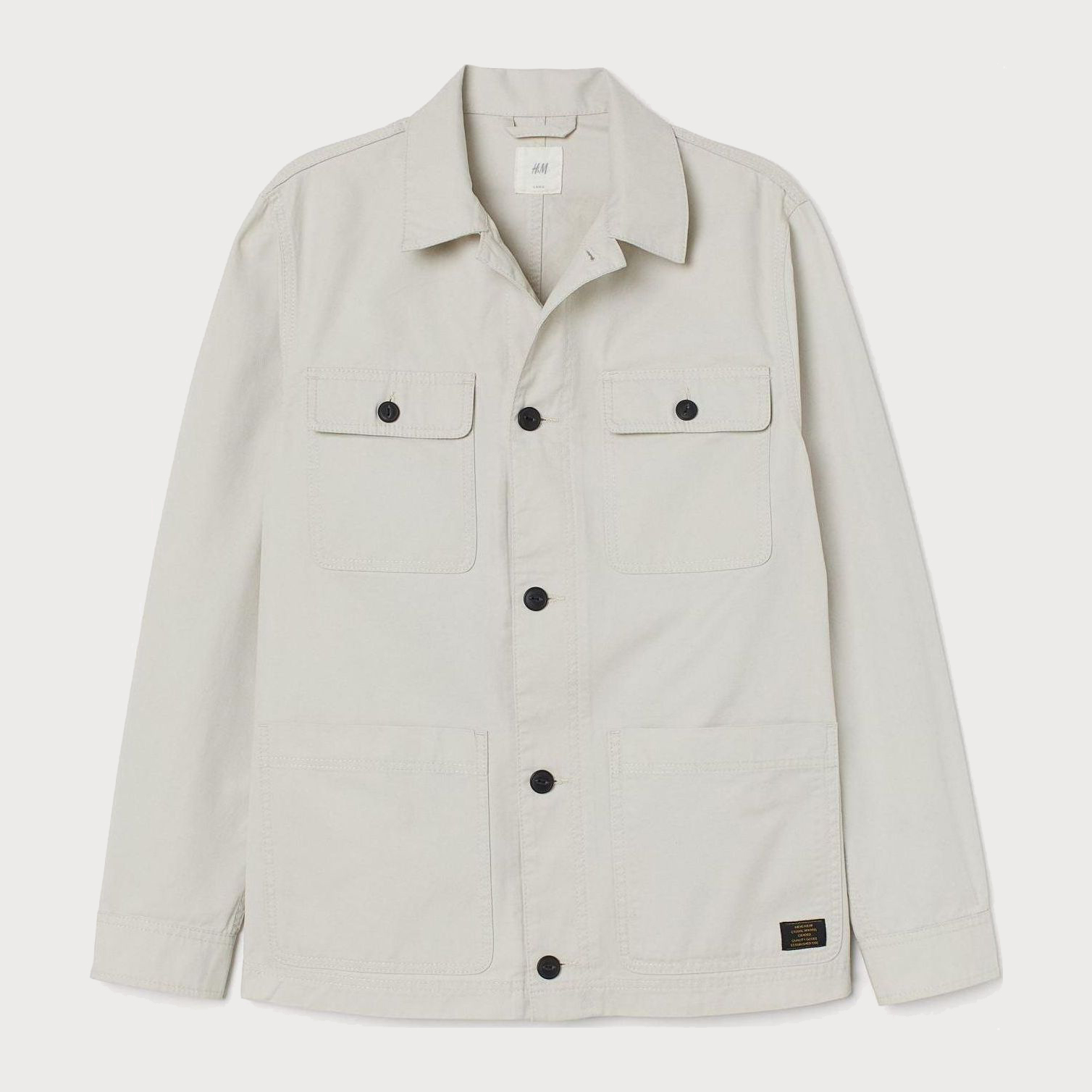 

Джинсовая куртка H&M XAZ247349WJQD M Светло-серая