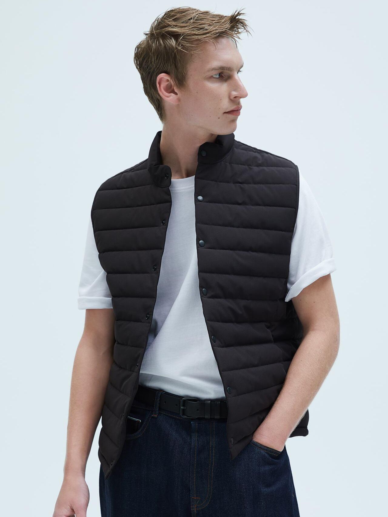 

Теплый жилет Zara XAZ266034XQOZ M Черный