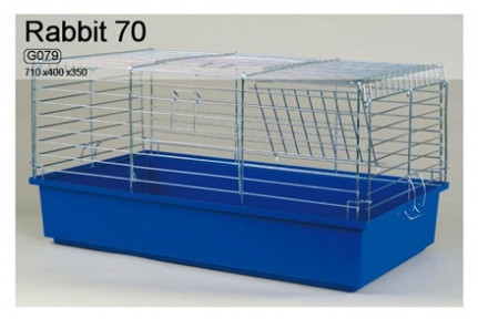 

Клетка для кроликов Inter-Zoo Rabbit-70 G07970 Хромированная 71х40х35см