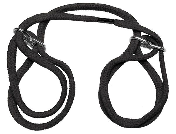 

Бондаж для рук Doc Johnson Japanese Style Bondage Wrist or Ankle Cuffs цвет черный