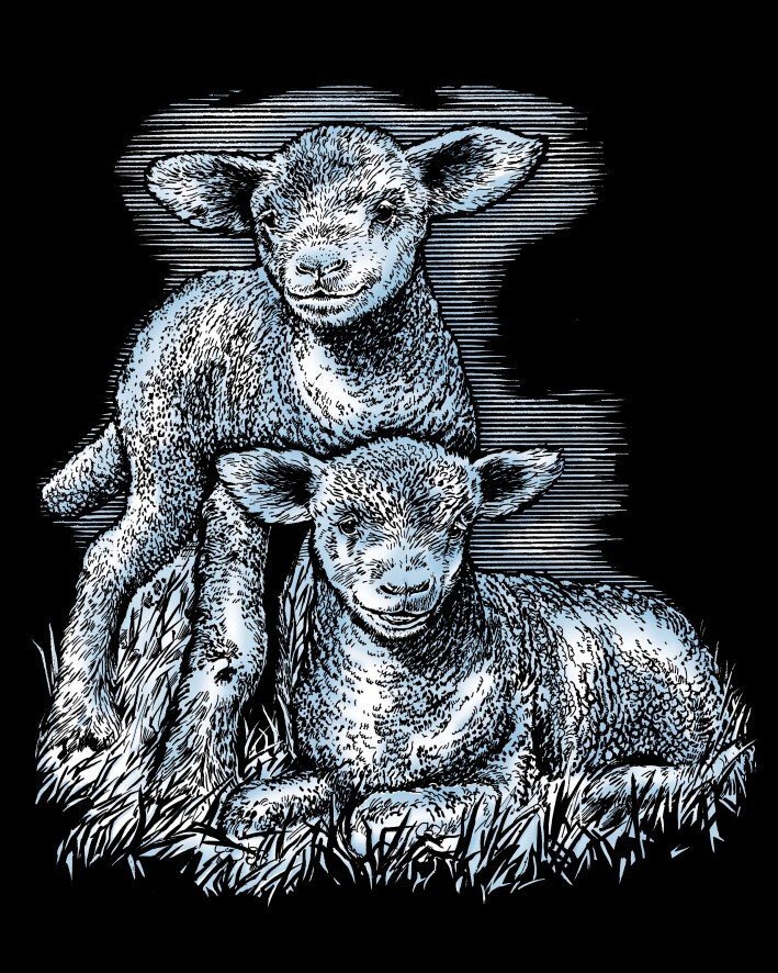 

Набор для творчества Sequin Art Artfoil Silver Lambs 20.4х25.5 см (SA0538)