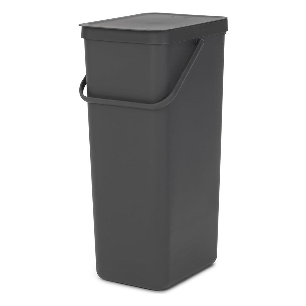 

Ведро мусорное Brabantia Sort / Go 40 л Серое 251047