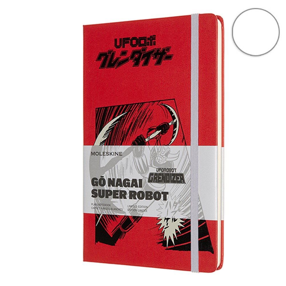 

Блокнот Moleskine Gō Nagai Super Robot средний красный LEGNQP062D