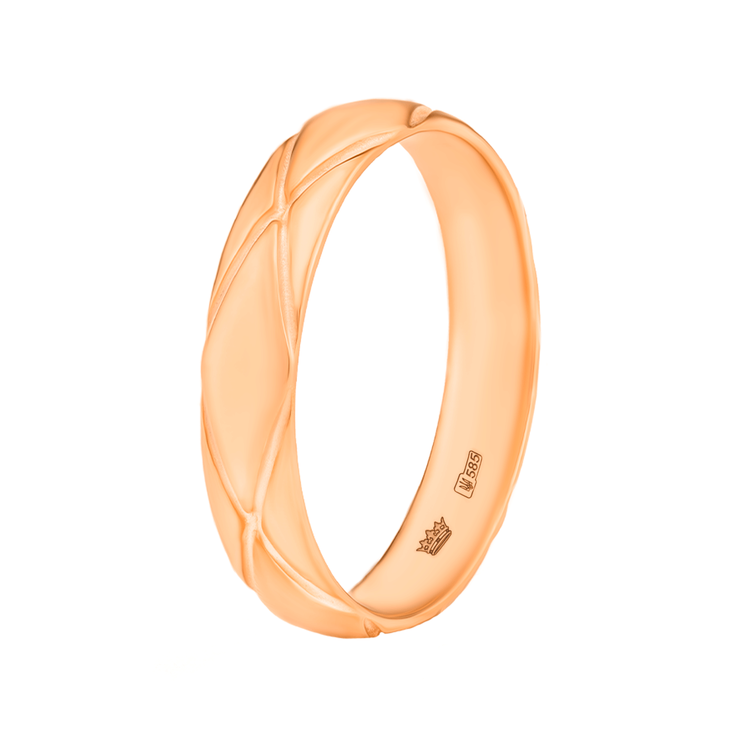 

Обручка З РОЖЕВОГО ЗОЛОТА 17 cava.cool