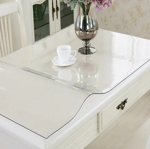 

Мягкое (гибкое, жидкое) стекло Скатерть для мебели Soft Glass размеры 2.2х1.4 м (толщина 2.0 мм) Прозрачная