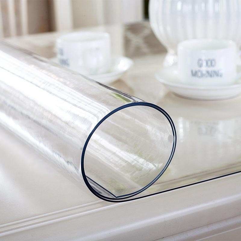 

Мягкое (гибкое, жидкое) стекло защитная скатерть для мебели Soft Glass размеры 2.3х1.8 м (толщина 1.5мм) Прозрачная