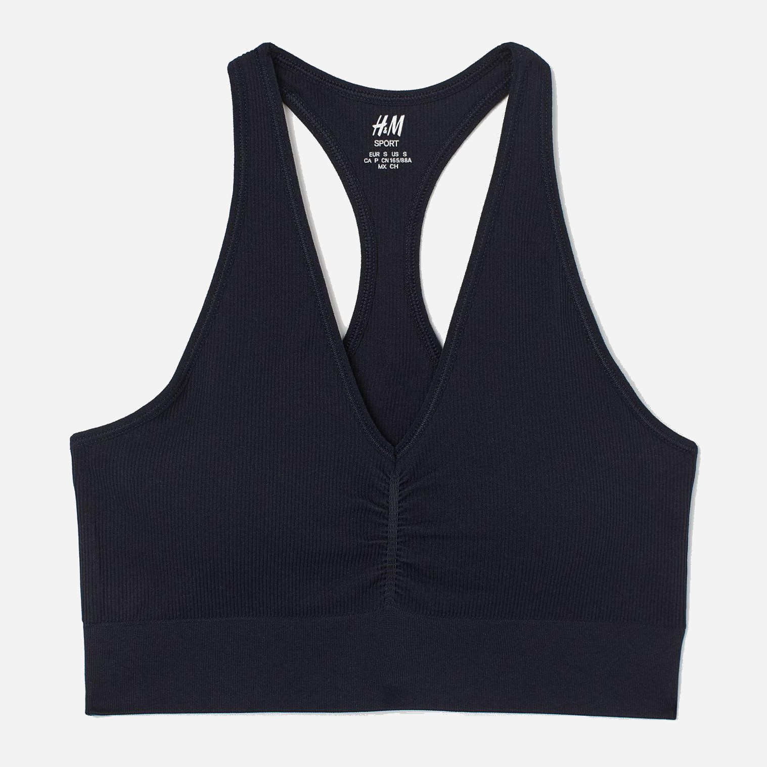 

Спортивный топ H&M XAZ205706THFL M Темно-синий
