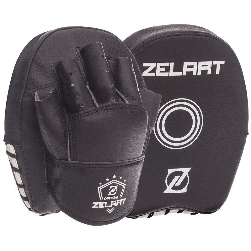 

Лапа Изогнутая для бокса и единоборств ZELART BO-1418 20x17x3см 2шт (черная)