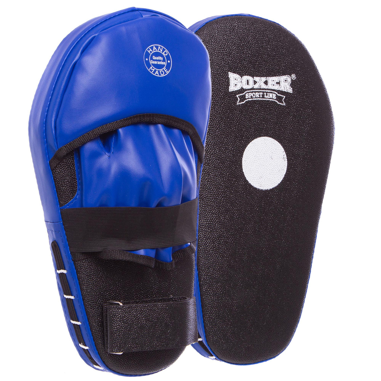 

Лапа Прямая удлиненная для бокса и единоборств BOXER 2009-01 40х21х4,5см 2шт (синяя)