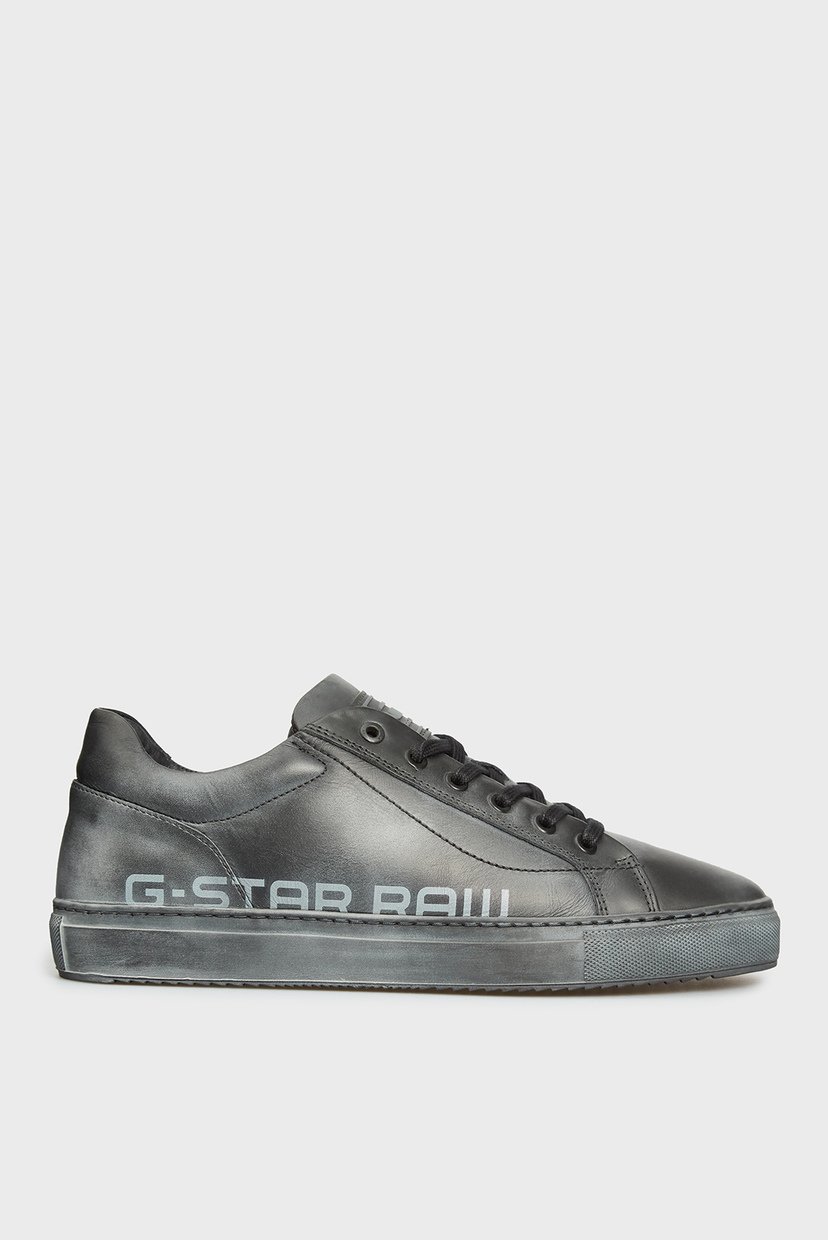 

Мужские черные кожаные сникеры G-Star RAW 42 2142 006501