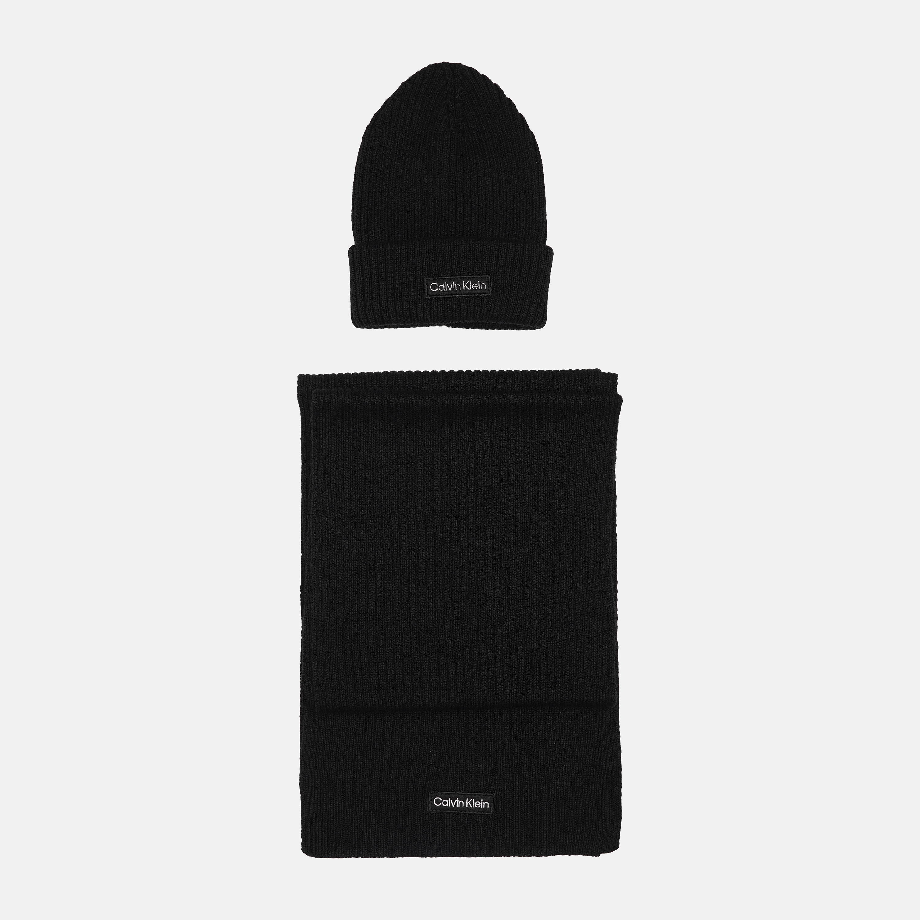 

Набор (шапка + шарф) Calvin Klein Jeans Felt Patch Docker Beanie K50K507448-BAX Black