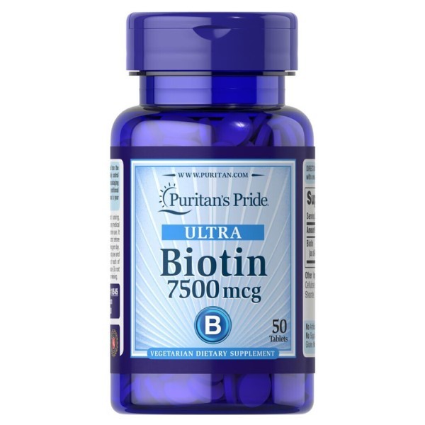 

Витамин Puritan's Pride Biotin 7500 мкг 50 таблеток
