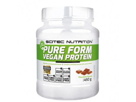 

Протеин Scitec Nutrition Pure Form Vegan Protein 450г Вкус Орех Тоффи