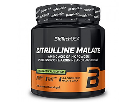 

Аминокислоты BioTech USA CITRULLINE MALATE POWDER 300 грамм Вкус Натуральный