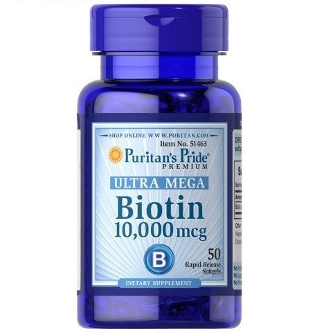 

Витамины Puritan's Pride Biotin 10,000 50 капсул