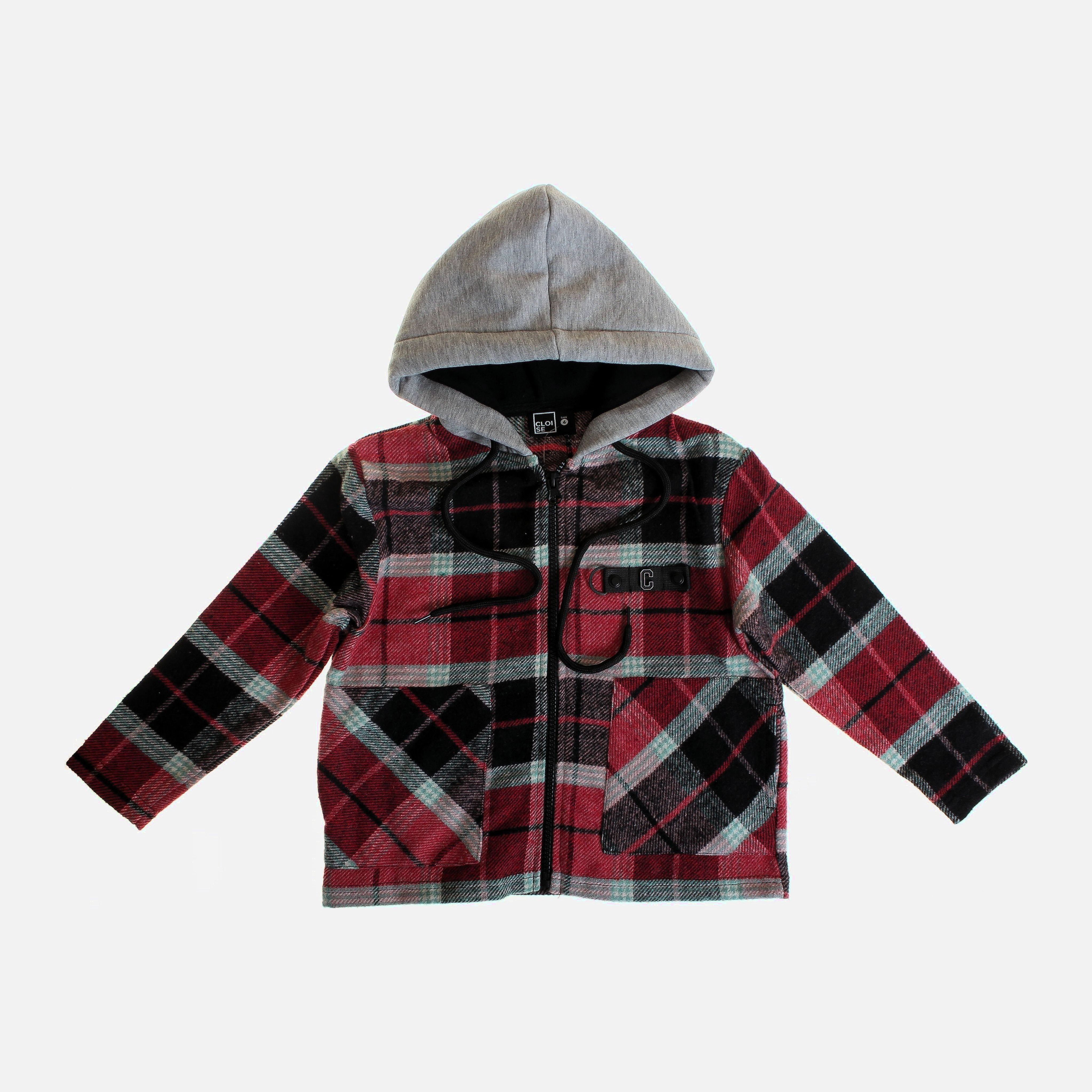 

Толстовка Cloise CL0125002 104 см Красный/Серый меланжевый