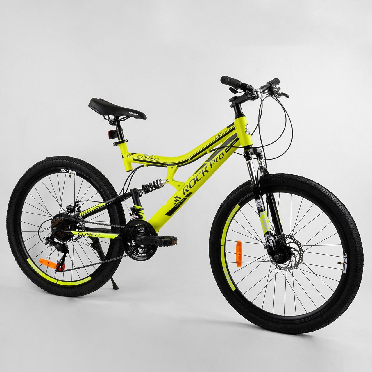 

Велосипед Спортивный 26" "CORSO" "Rock-Pro" Yellow