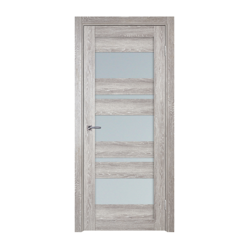 

Дверное полотно ТД ТД-14 2000х700 мм Дымчатый дуб R (бел. стекло)