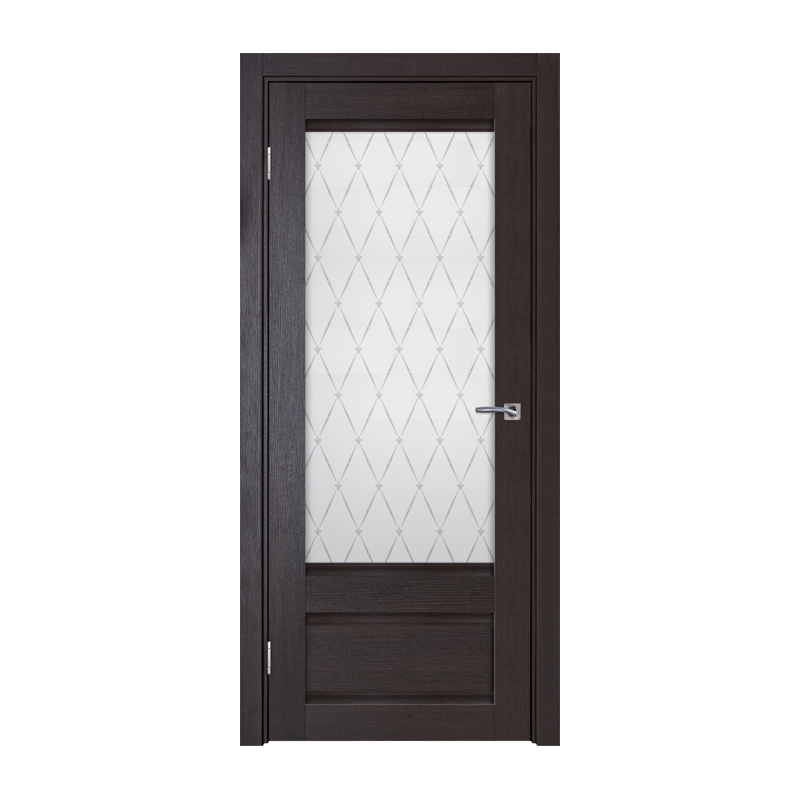 

Дверное полотно ТД ТД-781 2000х700 мм Венге L (бел. стекло)